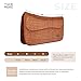Tackmore Western Saddle Pad Adjustable with Side Pockets and Foam Inserts Shock-Absorbing Riding Pad Brown