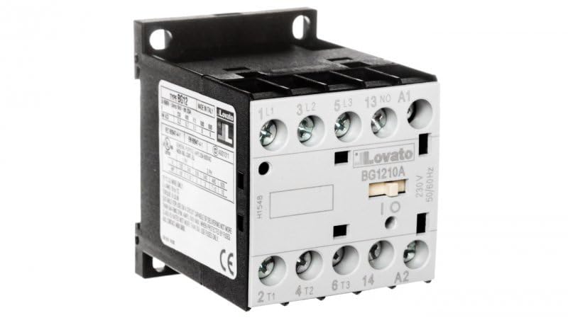 LOVATO BG1210A230 - CONTATTORE 3P+1NO 12A AC3