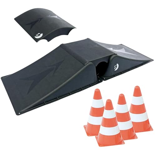 BEST SPORTING Rampen-Set für Skateboard/BMX-Rad/Skater & RC Cars I 3-teilige Skater...