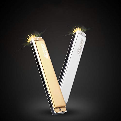 KMDSM Harmonica trémolo 24 trous et 28 trous, costume de joueur professionnel 7 et 12 tons for adultes, Ensemble-cadeau… - Les Beatles, Paul McCartney, John Lennon, RIngo Starr, George Harrison KMDSM Harmonica trémolo 24 trous et 28 trous, costume de joueur professionnel 7 et 12 tons for adultes, Ensemble-cadeau… – Image 7