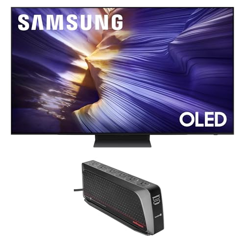 Image of Samsung 65-Inch Class OLED S90F 4K Smart TV NQ4 AI Gen3 Processor, 4K AI Upscaling Pro, OLED HDR + Bundle with an AudioQuest PowerQuest2 Power Filter /Surge Protector 6 Outlet (2025)
