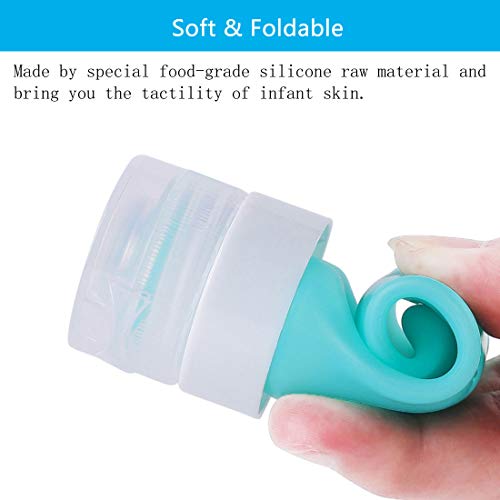 image for Travel Bottles Set, Zafit 3oz Leakproof Silicone Travel Containers, Re