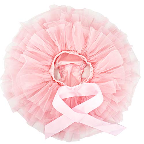 BGFKS Baby Girls Soft Tutu Skirt with Diaper Cover,1/2st Birthday Party Tutu Skirt Sets2