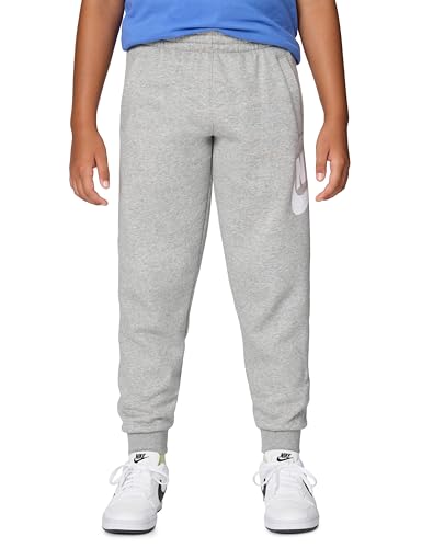 Nike Kids Club Fleece Joggers Dark Grey Heather/Base Grey/White Medium