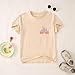 BOUTIKOME Magic Kingdom Shirts for Girls Where Dreams Come True T-Shirt Kid Castle Graphic Tees Magical Fairy Tale Gift Tops(Beige,8-9Y)