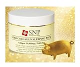 Sal SNP Gold Collagen Sleeping Pack - Moisturizing Cream with Wrinkle-Improving and Skin-Firming Ingredients