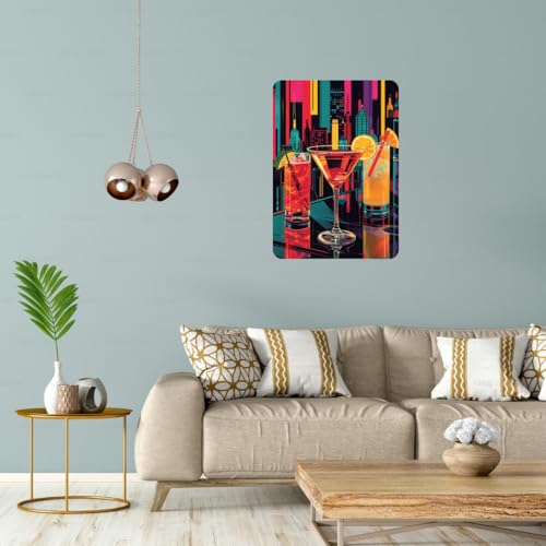 Image of Zesta Bathroom Decor Items Washroom Decor Tin Sign | Aesthetic Posters Wall Poster for Bedroom | Magnetic Cafe Decoration Items /Restaurant Decorations Items | Quirky Home Decor Bar Accent (Bar (4))