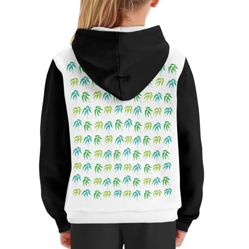 Suobstales Hoodies Sweatshirt for Girls Kids with Pocket Casual Long Sleeve Pullover Hooded Jumpers Tops Age 6-16 Years2