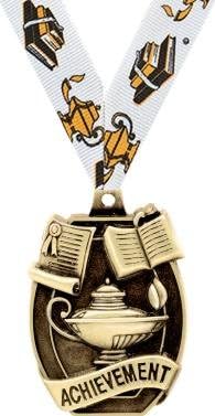 Crown Awards 2 Scholastic Achievement Medal Prime
