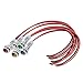 Tool parts 5pcs AC/DC 24V 6mm 5 Colors LED Signal Indicator Light Flush Panel + 150mm Cable