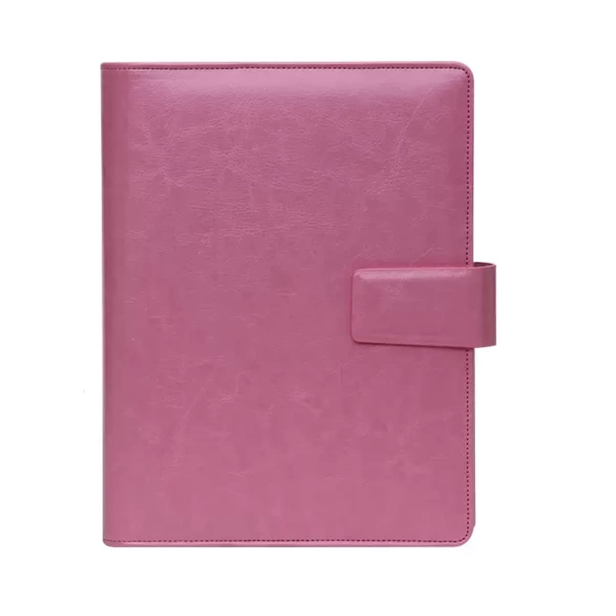 Cartella per Documenti in Pelle A4, Portafoglio in pelle PU, raccoglitore ad anelli, copertina per quaderno ricaricabile A5/B5, agenda personale, raccoglitore economico con chiusura a fibbia magnetic
