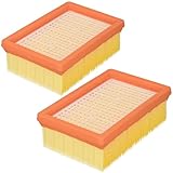 McFilter I 2 Flachfaltenfilter kompatibel mit Kärcher WD4, WD5, WD6, MV4, MV5, MV6, Alternative für KFI 4410 2.863-005.0 Mehrzwecksauger, Nass-Trockensaugen ohne Filterwechsel