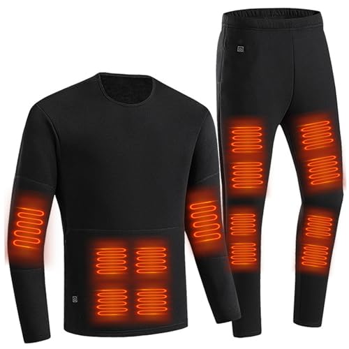 Heated Underwear for Men 5v 3 Gears Heated Thermals Clothing and Pants 22 Heating Regions Washable Heated Body Suit3