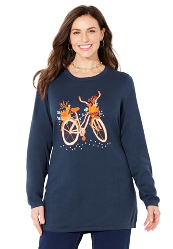 Catherines Women's Plus Size Cozy Critter Sweater