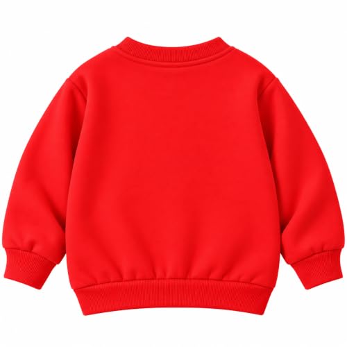 Image of Bold N Elegant Kid's Full Sleeve Unicorn Print Prewinter Cotton Round Neck Sweatshirt Pullover Tee For Infant Toddler Baby Girl's Kids