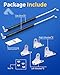 ARANA Gas Struts 20 inch 100 lbs with Brackets, Heavy Duty Hydraulic Shocks for Trap Door, 20