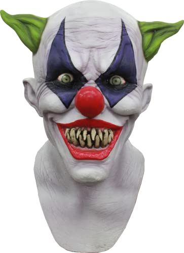 Ghoulish Productions Creepy Giggles Mask, Creepy Smile Clown Mask. Clown With Creepy Smile Latex Mask. Clown Mask Adult Scary . Clown Latex Mask Halloween. Clown Scary Mask For Adults. Clowns Line. Adult Mask. One Size Latex Mask #TOP19