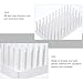 IMIKEYA Test Tube Stand Plastic Laboratory Drying Rack for Test Tubes 6.88X3.74X2.36 Inches Tube Rack Organizer