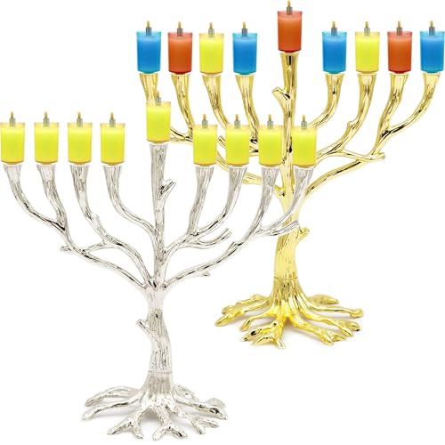 The Dreidel Company Large Hanukkah Pre Filled Jelled Oil Cups Candles, Ready to Use, Made in Israel, 2.5 Hours by The Dreidel Company - Used condition - Image 4