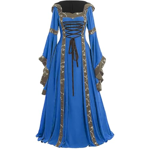 OIOLOYJM Renaissance Costume Women Medieval Sexy Plus Size Witch Vampire Gothic Halloween Costumes Woman 2025 Clothes Dresses