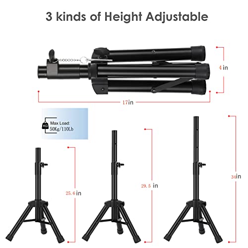 Giskieo Adjustable Tripod Dj Pa Speaker Stands And Carry Bag/Universal thumb #1