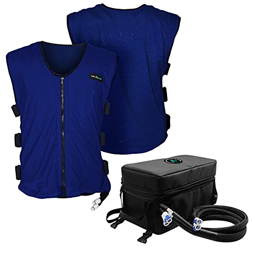 Alphacool 12V Motorcycle Circulatory Cooling Vest System with SAE Adapter, Powersports Cooler Vest, Unisex