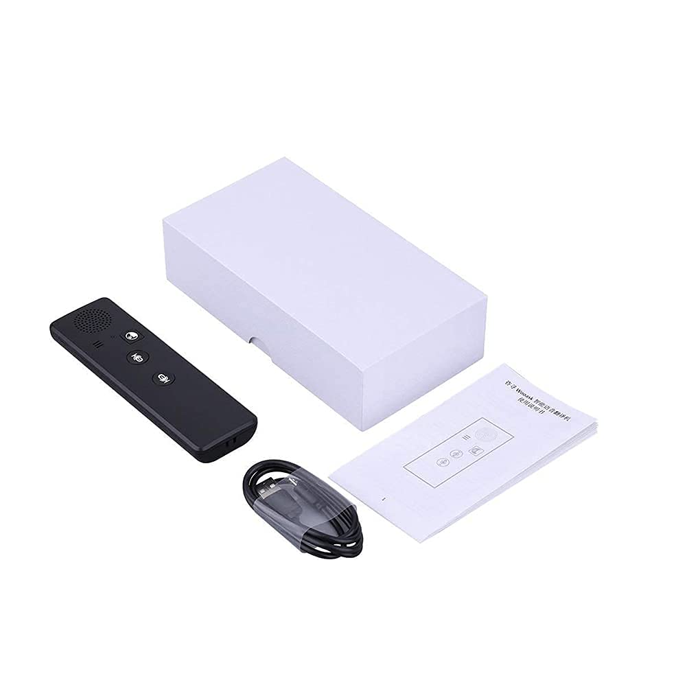 Dispositivo traductor, dispositivo traductor de idiomas, traductor electrónico de voz de bolsillo en tiempo real compatible con 40 idiomas, familia de traductores de 13,8 * 4,3 * 1,7 cm Comfortable
