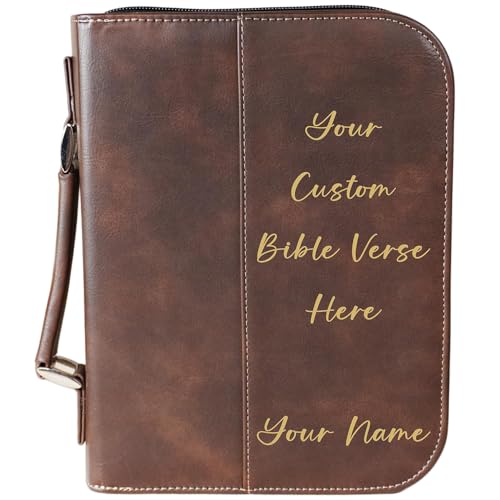 Custom Engraved Vegan Leather Bible Cover