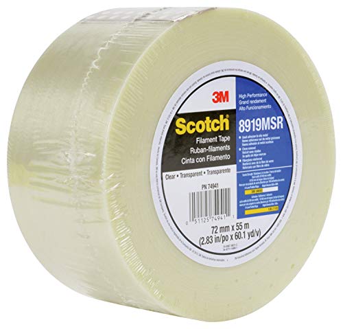 Image of 3M Scotch Filament Tape 8919MSR, 18 mm x 55 m, Clear