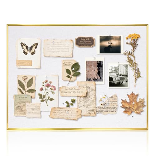 QUEENLINK Bulletin Board with White Linen, 24