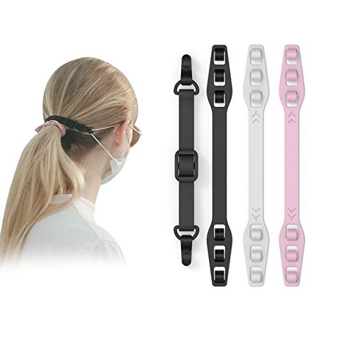 HX AURIZE Mask Extender Strap Adjustable Comfort Ear Hook 4 Pcs
