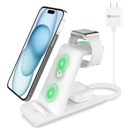Station de Charge Sans Fil Pliable : Station de Charge Sans Fil Magnétique 5 en 1 - Photo 26 sur 37