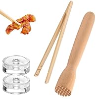 AMONENZ Fermentieren Starter Set, Transparent Glasgewichte, mit Kleinem Griff, Feramentiergläser mit Gärventil und Gewicht, für die Fermentation von Sauerkraut, Kimchi und Anderen Zubehörteile