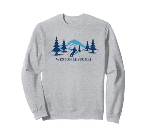 Weston Missouri Ski Resort Sciatore Felpa