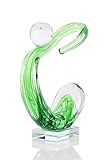 OISEGOP Handmade Creative Gift Glass Sculpture, Home Decor Modern Abstract Art Statue, Living Room,