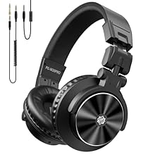 High-Resolution Sound Quality: The wired studio headphones boast large 50mm unit drivers that produce dynamic bass, balanced mids, and precise treble, delivering powerful bass, clear vocals, and immersive stereo sound. With a frequency range of 20Hz ...
