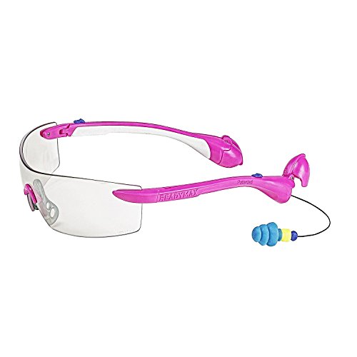 Safety Glasses with earplugs built-in 27db, anti-fog and scratch resistant lenses SoundShield® Women’s Sport