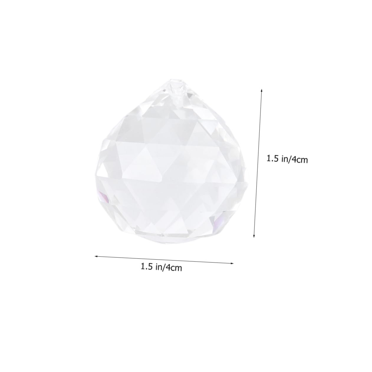 HAPINARY 6pcs Faceted Crystal Ball Pendants Chandelier Decoration Ball Prism Wedding Decor Feng Shui Crystal Lighting