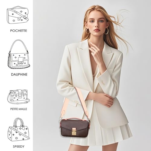 Image of Leather Replacement Bags Strap Crossbody Shoulder Strap for Speedy Women