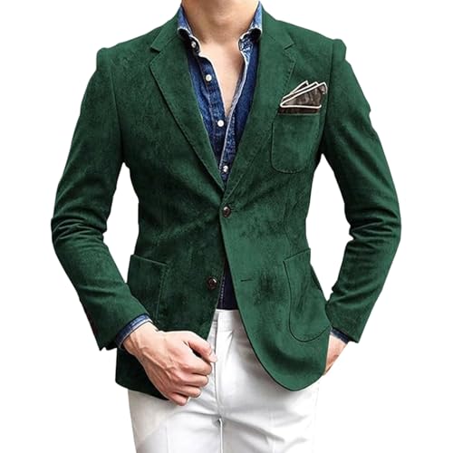 Blazer en faux daim texturé CHUNOTU pour homme | Veste élégante et douce