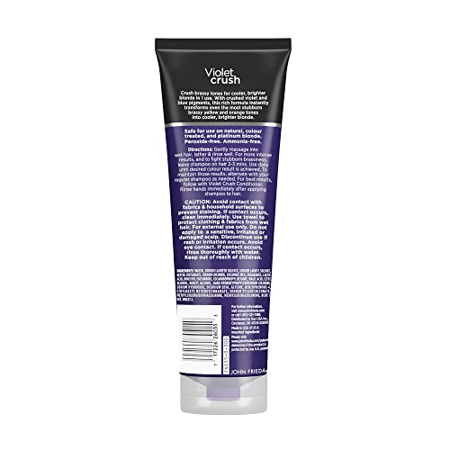 John Frieda X1 8.3 Ounce Shampoo For Blonde Hair, Violet Crush Purple Shampoo thumb #1