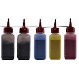 Tóner: Negro 70 g (1500 páginas), colores por cada 45 g (1.000 páginas) a 5% de cobertura