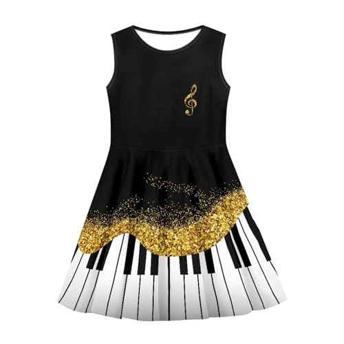 3-16 Toddlers and Girls' Sleeveless Tank Dress, Holiday Dressy Dress, Oversized Swing Dress for Girls Loose Fit3
