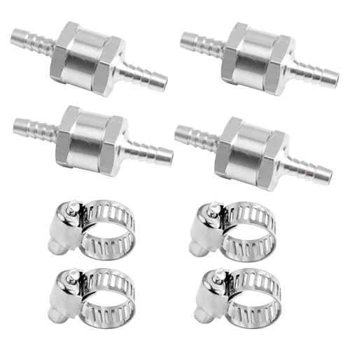 NIYATA Clapet Anti Retour Gasoil,Clapet Anti-Retour 6mm,8mm,10mm,12mm,Clapet Anti Retour Carburant pour Le Gazole et Le Diesel,pour Les Voitures,Les Bateaux et...