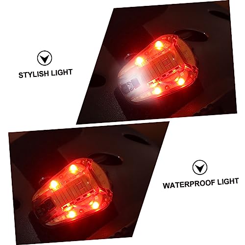 ADOCARN 1 Unidade Capacete Ladybug Lights Lights Signal Lights Caixas De Sapato Rosa Luzes Ao Ar Liv