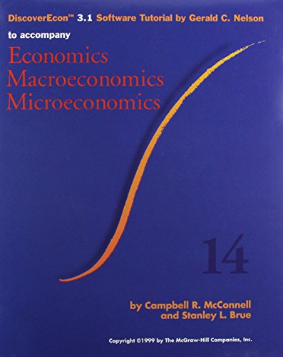 Discoverecon 3.1 Software Tutorial by Gerald C. Nelson to Accompany Economics, Macroeconomics, Microeconomics