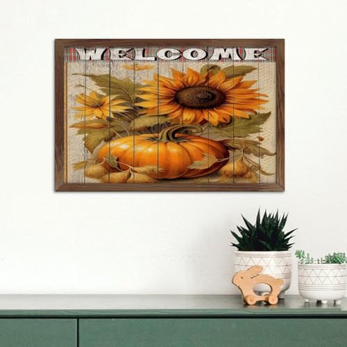 Décoration murale Welcome en bois pour habiller un mur vide avec style et positivité