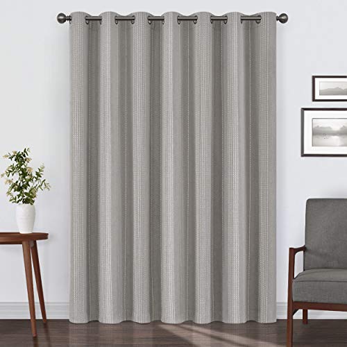 Cortinas con ojales Eclipse: viste ventanas cortas de tela gris claro sin cortar el tejido 3