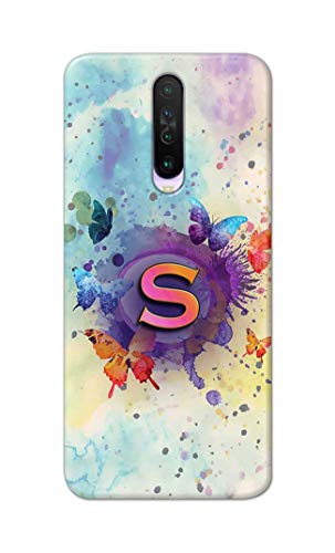 Image of PRINTFIDAA� Printed Hard Back Cover Case for Mi Poco X2 Back Cover (Alphabet S) -2808
