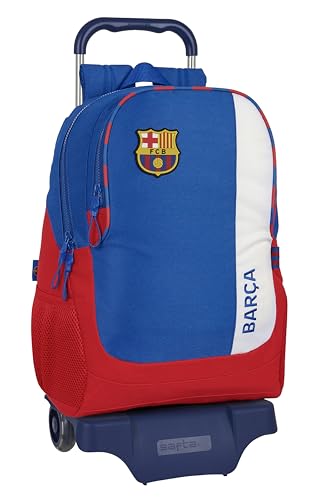 Sac à dos FC Barcelone avec chariot pour soulager le dos des enfants à l'école